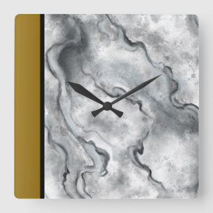 Marble Wall Clock