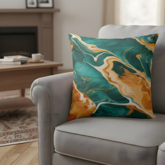Marble watercolour throw pillow (Creator Uploaded)