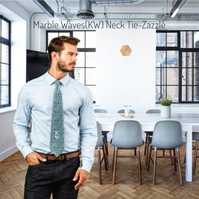 Marble Waves Neck Tie (Creator Uploaded)
