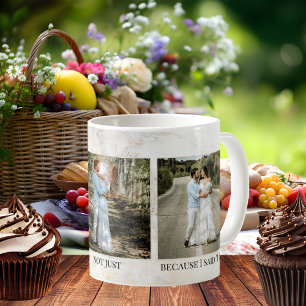 Marble Wedding 3 Photo Mug