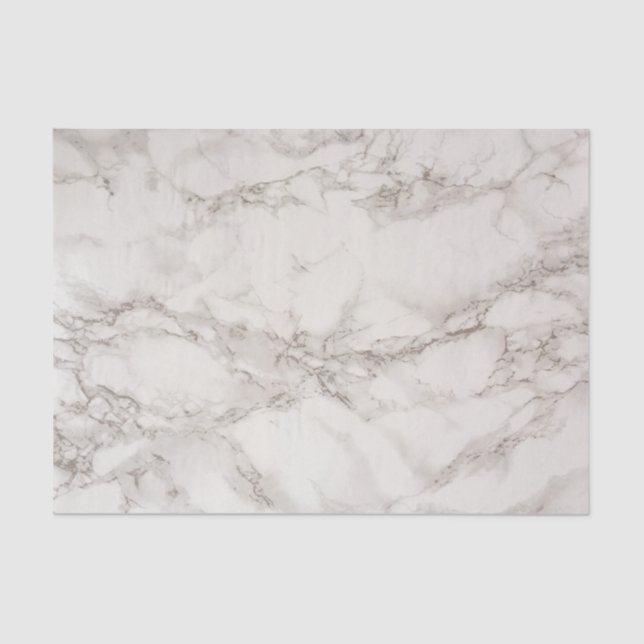 Marble white and gray tissue paper (Front)