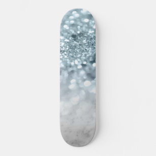 Marble Winter Glitter Dream #1 Skateboard