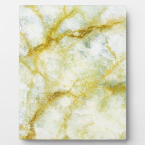 Marble with Yellow Threads Plaque