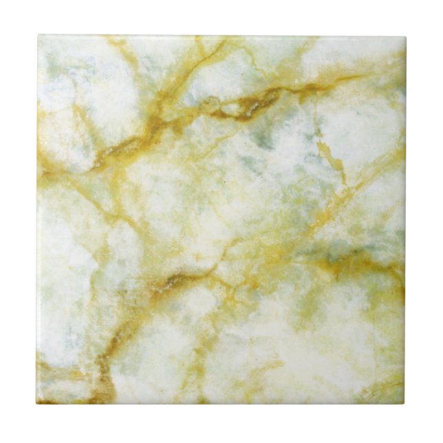 Marble with Yellow Threads Tile (Front)