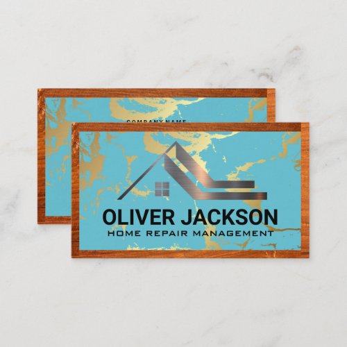 Marble Wood Business Card