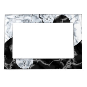 Marble Yin Yang Symbol Magnetic Frame