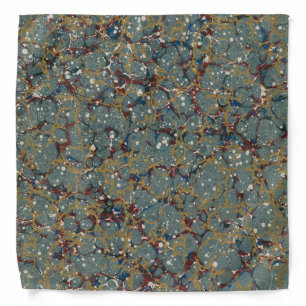 Marbled Abstract Painting Bandana