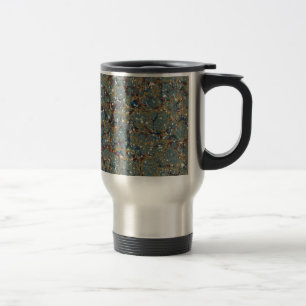 Marbled Abstract Painting Travel Mug