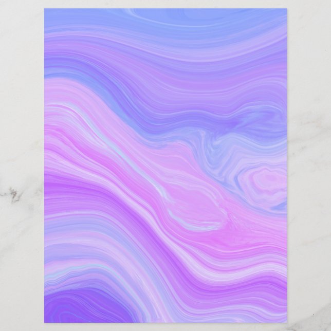 Marbled Agate Scrapbook Paper (Front)