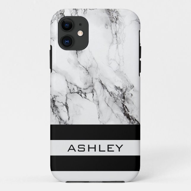 Marbled And Stripes Case-Mate iPhone Case (Back)