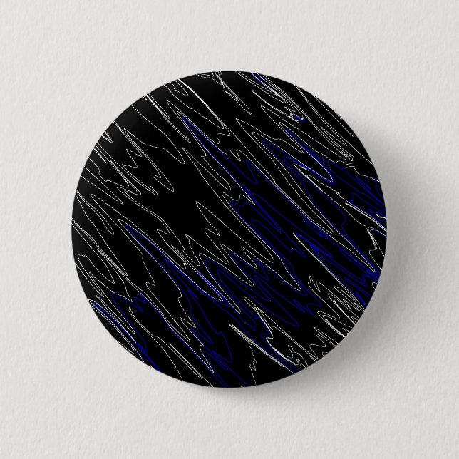 Marbled Black Blue Button (Front)