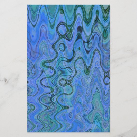 Marbled Blue Waters (Front)