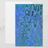 Marbled Blue Waters (Front/Back)