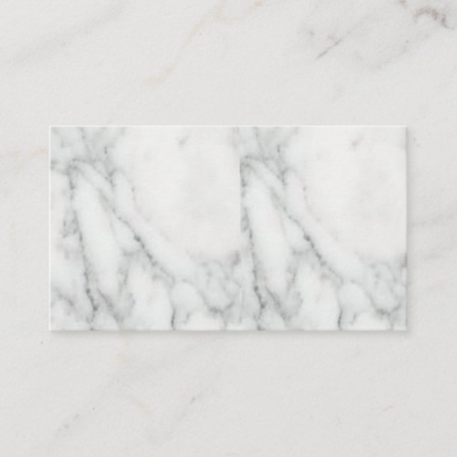marbled business card (Front)