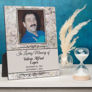 Marbled Custom Memorial Keepsakes Plaque