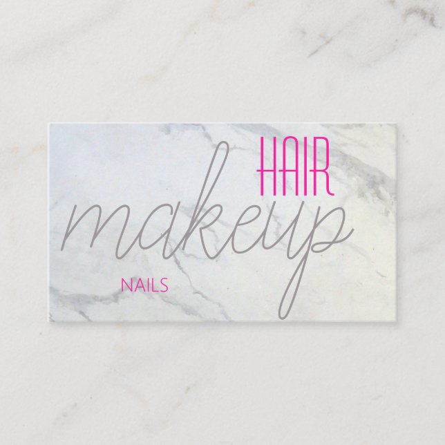 Marbled Design Business Card (Front)