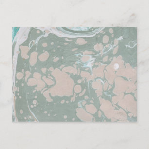 Marbled Design Postcard