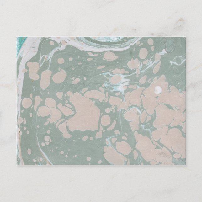 Marbled Design Postcard (Front)
