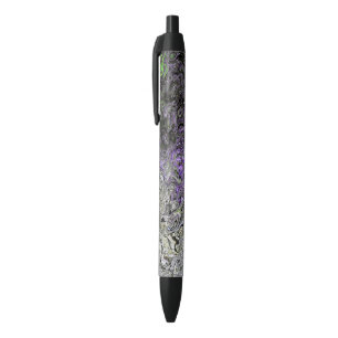 Marbled Effect/Digital Effects/black,green, purple Pen