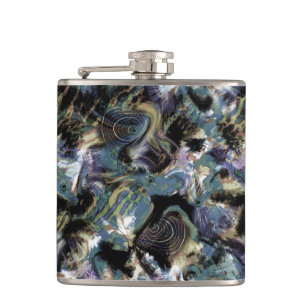Marbled fish flask