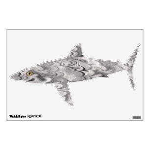 Marbled Flat Fish - Shark Wall Sticker