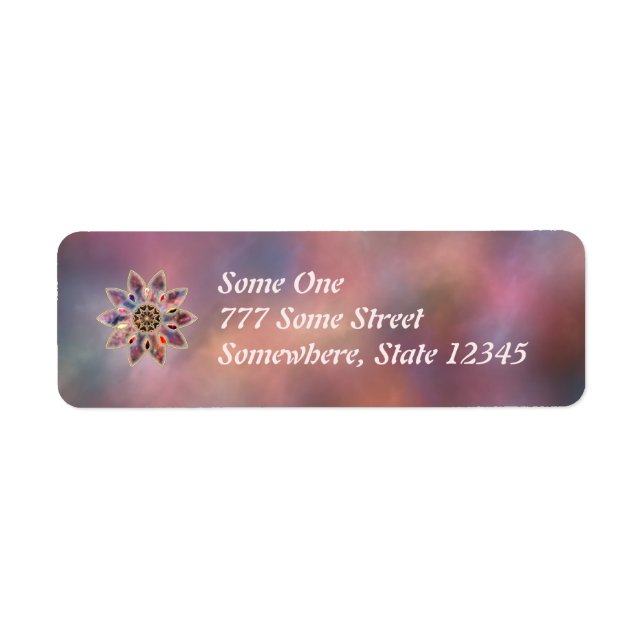 Marbled Galaxies Address Labels (Front)