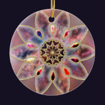 Marbled Galaxies Ornament