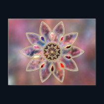 Marbled Galaxies Postcard