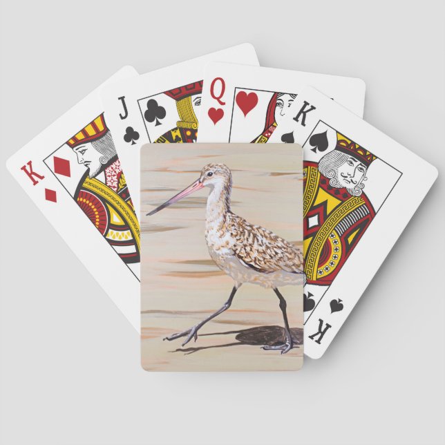 Marbled Godwit Poker Cards (Back)