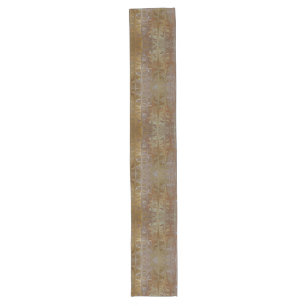 Marbled Golden Wet Cedar Art Pattern Table Runner