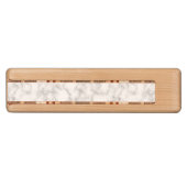 Marbled Gray White Marble Stone Pattern Background Cribbage Board (Side)