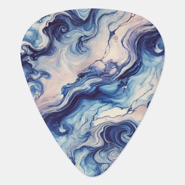 Marbled Guitar Pick (Front)