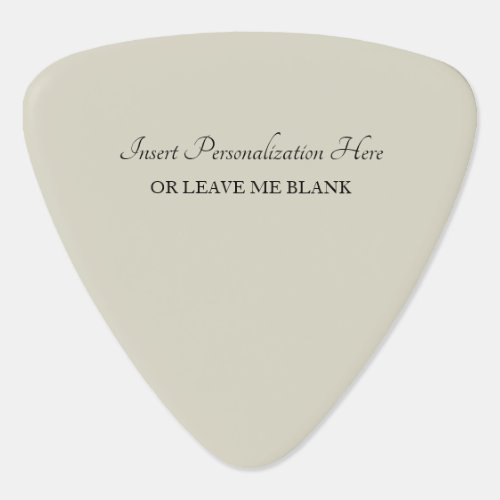 Marbled Ikat Painted Pattern Ivory Personalized Guitar Pick