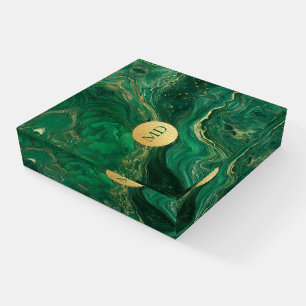 Marbled Jade Effects Paperweight
