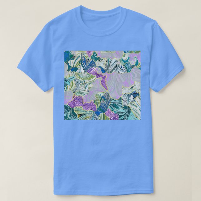 Marbled Kintsugi Multicoloured T-Shirt (Design Front)