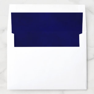 Marbled Navy Blue Simple Elegant Envelope Liner
