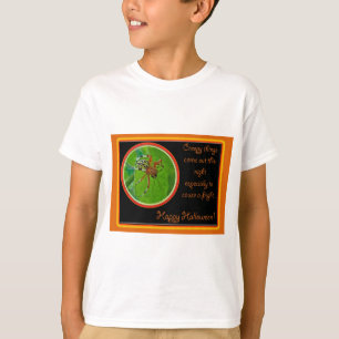 Marbled Orb Weaver Spider Happy Halloween Items T-Shirt