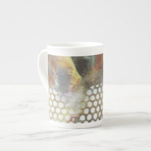 Marbled Pixels II Bone China Mug
