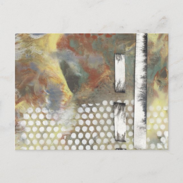 Marbled Pixels II Postcard (Front)