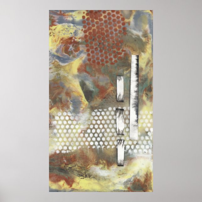 Marbled Pixels II Poster (Front)