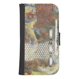Marbled Pixels II Galaxy S4 Wallet Case