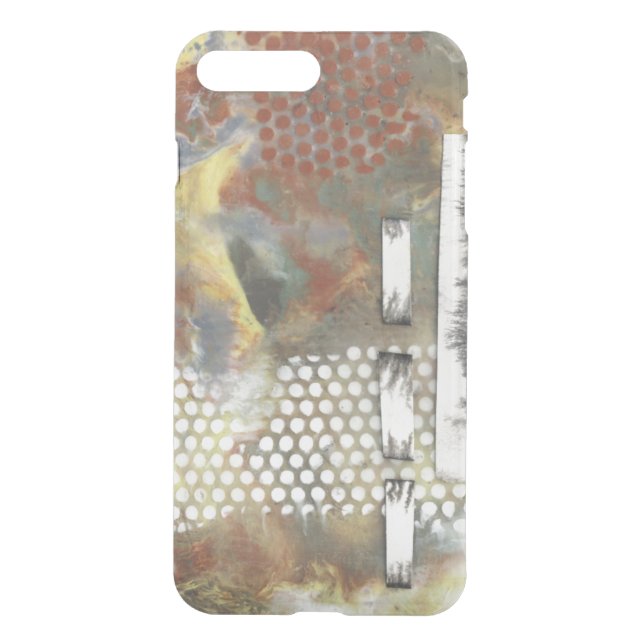 Marbled Pixels II Uncommon iPhone Case (Back)