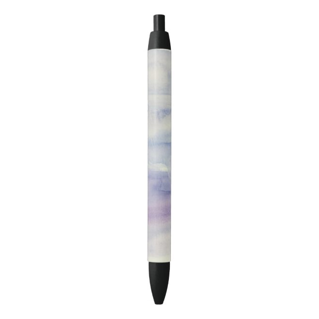Marbled Purple Water Painting Texture Pattern  Pen (Front Vertical)