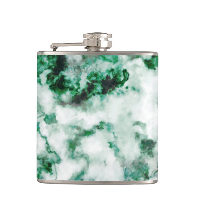 Marbled Quartz Texture Flask (Front)