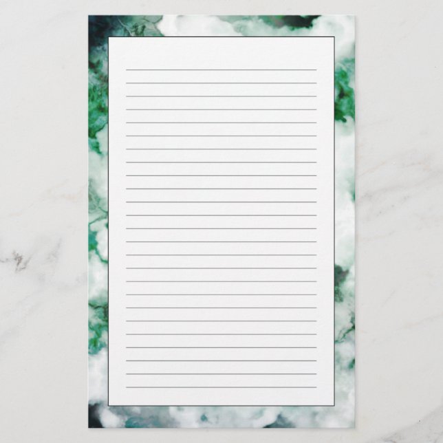 Marbled Quartz Texture Stationery (Front)