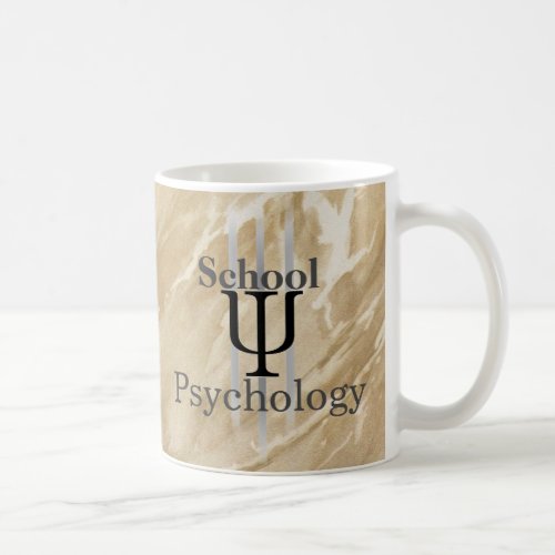 Marbled School Psychology Coffee Mug