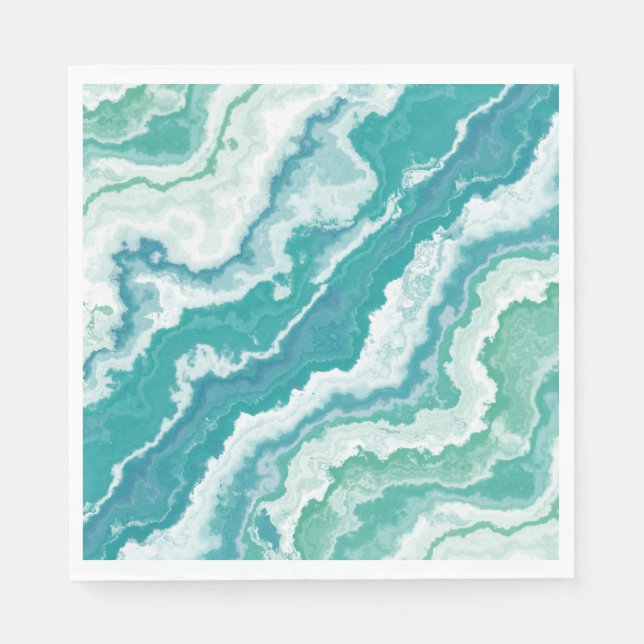 marbled sea foam : napkins (Front)