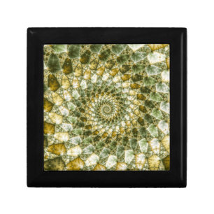 Marbled Shards - Mandelbrot Art Keepsake Box