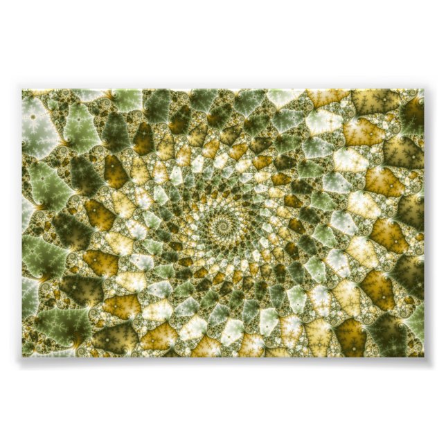 Marbled Shards - Mandelbrot Art Photo Print (Front)