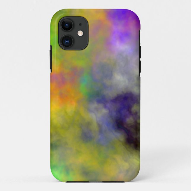 Marbled Sky abstract art case for iPhone 5 (Back)